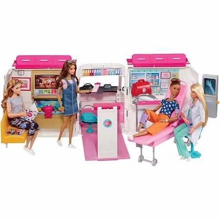 Барби Машина скорой помощи Barbie Care Clinic Vehicle FRM19