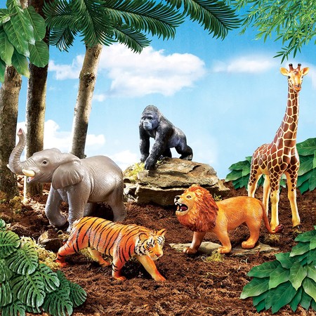 Набор больших фигурок "Дикие джунгли" Learning Resources 5 шт LER 0693 изображение 3