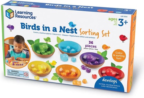 Набор для сортировки Птички в гнездах Learning Resources Birds in a Nest изображение 4
