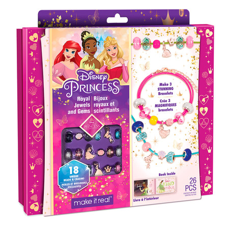 Набор для создания шарм-браслетов Королевские украшения Disney Ultimate Princess Make it Real изображение 