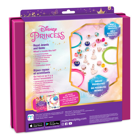 Набор для создания шарм-браслетов Королевские украшения Disney Ultimate Princess Make it Real изображение 2