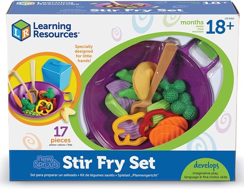 Игровой набор Жарим овощи Learning Resources New Sprouts Stir Fry Set LER 9264 изображение 5