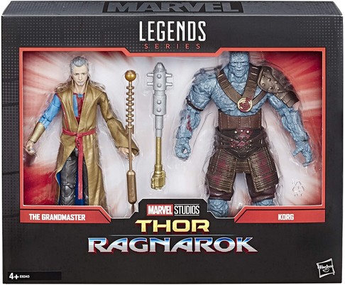 Набор коллекционных фигурок Грандмастер и Корг Marvel Legends Thor: Ragnarok 6 изображение 1