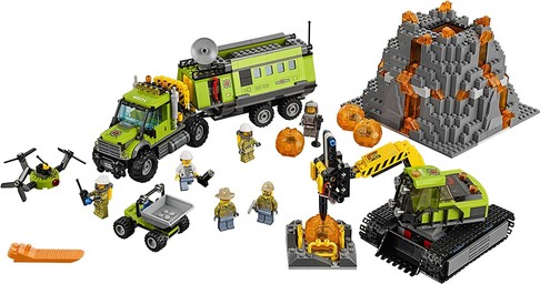 Фото9 Набор Лего Сити База исследователей вулканов 60124 Lego Lego