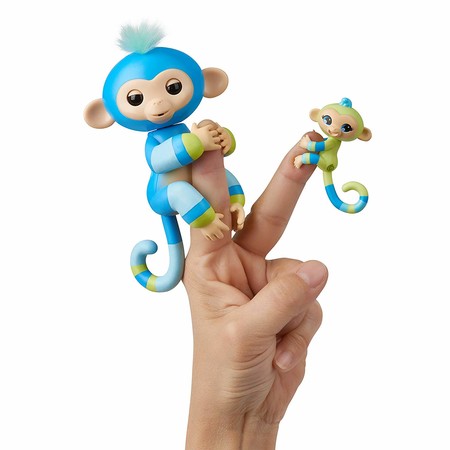 Интерактивная фигурка Fingerlings Обезьянка Билли с мини-обезьянкой Айден WowWee Fingerlings Baby Monkey - Billie & Aiden