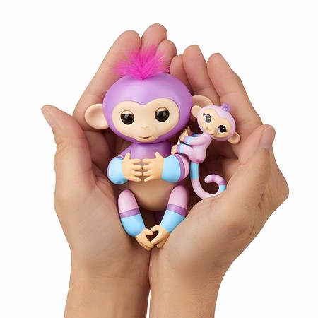 Интерактивная фигурка Fingerlings Обезьянка Вайлет с малышкой Хопи