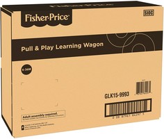 Обучающая тележка Фишер Прайс Fisher-Price Laugh & Learn Pull & Play Learning Wagon изображение 1