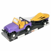 Авто-джип з човном (фіолетовий) Tigres 39902 зображення
