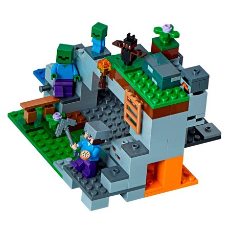 Конструктор Лего Пещера зомби  LEGO Minecraft изображение 