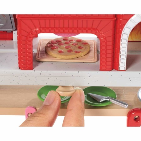 Игровой набор Пицца-шеф с пластилином блондинка Barbie Pizza Chef Doll and Playset FHR09 фото 4