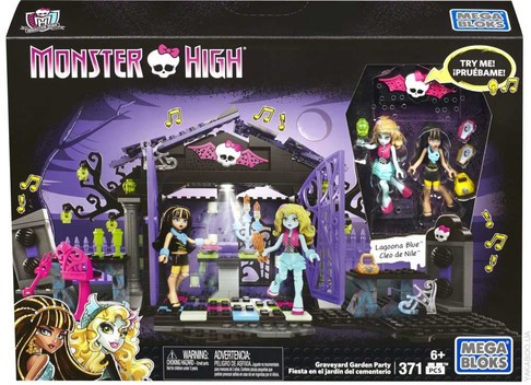 заказать конструктор Ужасно крутая вечеринка Monster High, Mega Bloks CNF83