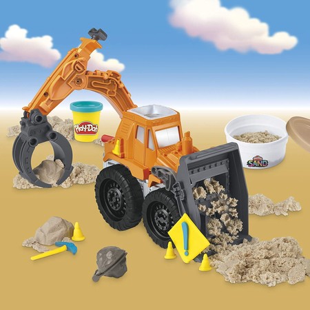 Игровой набор пластилина Погрузчик Плей До Play-Doh Wheels Front Loader Toy Truck изображение 2
