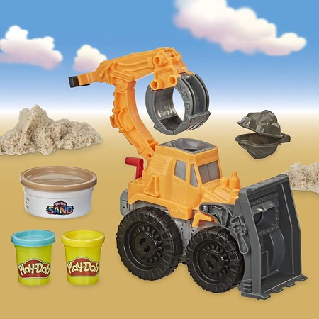 Игровой набор пластилина Погрузчик Плей До Play-Doh Wheels Front Loader Toy Truck изображение 3