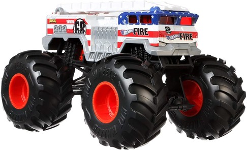 Джип-внедорожник Пожарная машина Хот Вилс Hot Wheels Monster Trucks изображение 