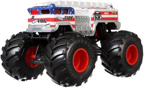 Джип-внедорожник Пожарная машина Хот Вилс Hot Wheels Monster Trucks изображение 2