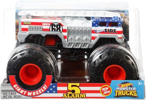 Джип-внедорожник Пожарная машина Хот Вилс Hot Wheels Monster Trucks изображение 4