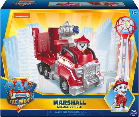Игровой набор Пожарный автомобиль Маршала Щенячий патруль Paw Patrol Marshall’s Transforming Fire Car изображение