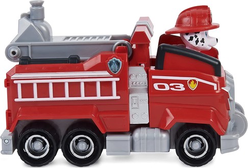 Игровой набор Пожарный автомобиль Маршала Щенячий патруль Paw Patrol Marshall’s Transforming Fire Car изображение 3