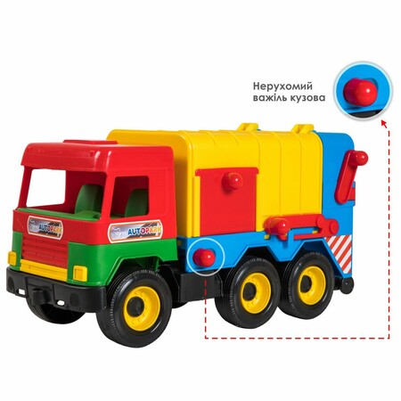"Middle truck" сміттєвоз (червоний) Tigres зображення 1