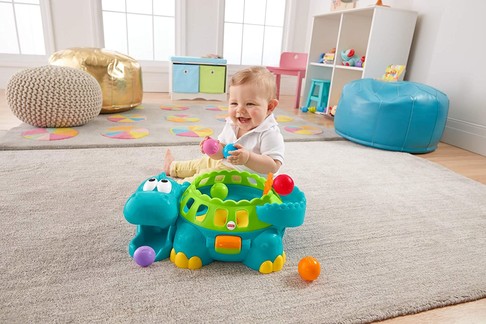 Развивающая игрушка Динозавр Дино Фишер Прайс Fisher-Price Go Baby Go Poppity-Pop изображение 2