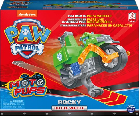 Игровой набор Щенячий Патруль Рокки на мотоцикле Paw Patrol Moto Pups Rocky’s изображение 1