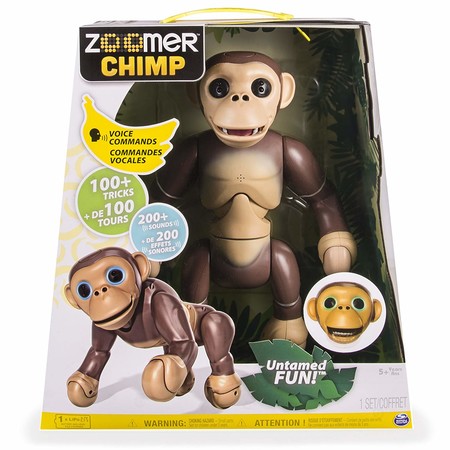 Интерактивный Шимпанзе с голосовыми командами Zoomer Interactive Chimp with Voice Command 6027473 изображение 2