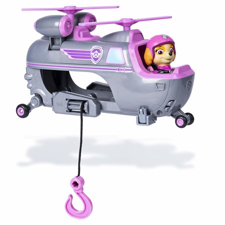 Игровой набор Скай и Спасательный вертолет с подвижными винтами и спасательным крюком Щенячий патруль/Ultimate Rescue Helicopter with Moving