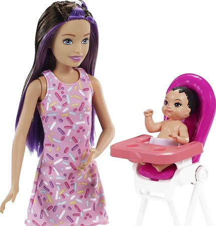 Игровой набор Барби Скиппер няня Кормление Barbie Skipper Doll изображение 2