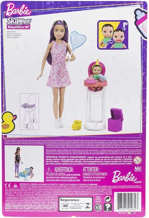 Игровой набор Барби Скиппер няня Кормление Barbie Skipper Doll изображение  4