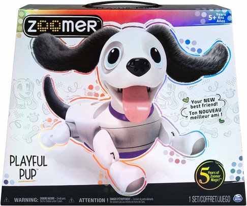 Интерактивная собака робот Playful Pup Zoomer от Spin Master изображение 2
