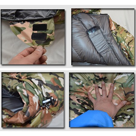 Тактический военный зимний спальный мешок -20С фото 1