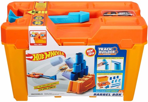 Игровой набор Строительная коробка для трюков Хот Вилс Hot Wheels Track Builder Barrel Box