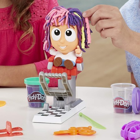 Игровой набор пластилина Сумасшедший стилист Play-Doh Crazy Cuts Stylist Hair Salon изображение 3