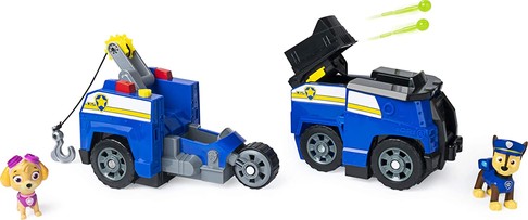 Игровой набор Суперкоманда Скай и Гонщик Paw Patrol Chase Split-Second 2-in-1 Transforming Police изображение 6