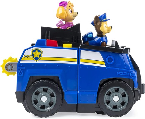 Игровой набор Суперкоманда Скай и Гонщик Paw Patrol Chase Split-Second 2-in-1 Transforming Police изображение 4