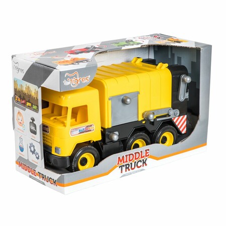 "Multi truck" сміттєвоз (жовтий) Tigres 39492 зображення 1