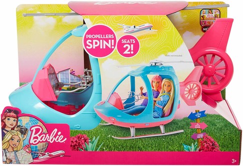 Игровой набор Туристический вертолет куклы Барби Barbie Travel Helicopter FWY29 фото 1