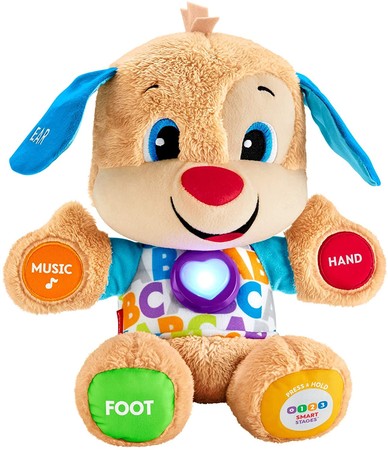 Интерактивная игрушка Умный щенок Фишер Прайс Fisher-Price Laugh & Learn Smart Stages Puppy изображение 