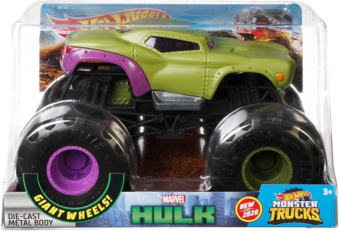 Джип-внедорожник Халк Хот Вилс Hot Wheels Monster Trucks Hulk 1:24 изображение 2