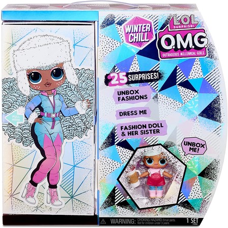 Кукла ЛОЛ Ледяная Леди с сестренкой L.O.L. Surprise! O.M.G. изображение 3