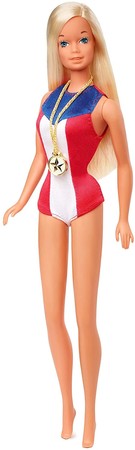 Кукла Барби Золотая медалистка Barbie 1975 Gold Medal Doll изображение 